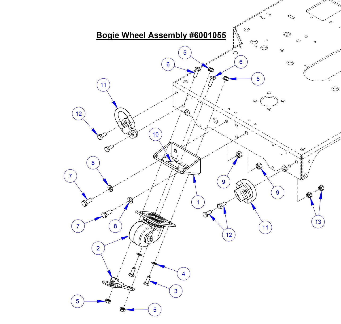 CC5049 Bogie Wheel Assembly