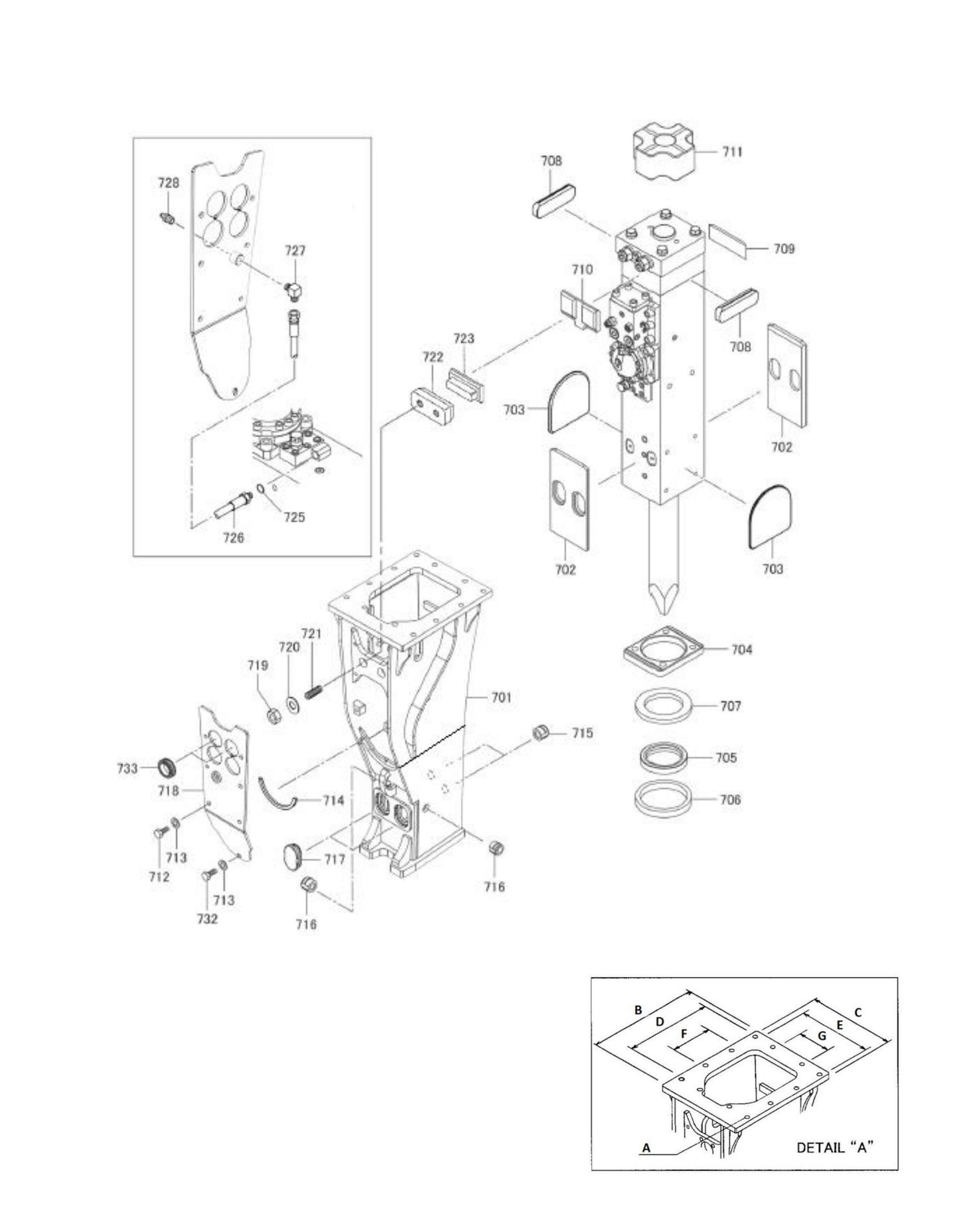 Box Mounting fig 2 Parts for Fx175 By Husqvarna