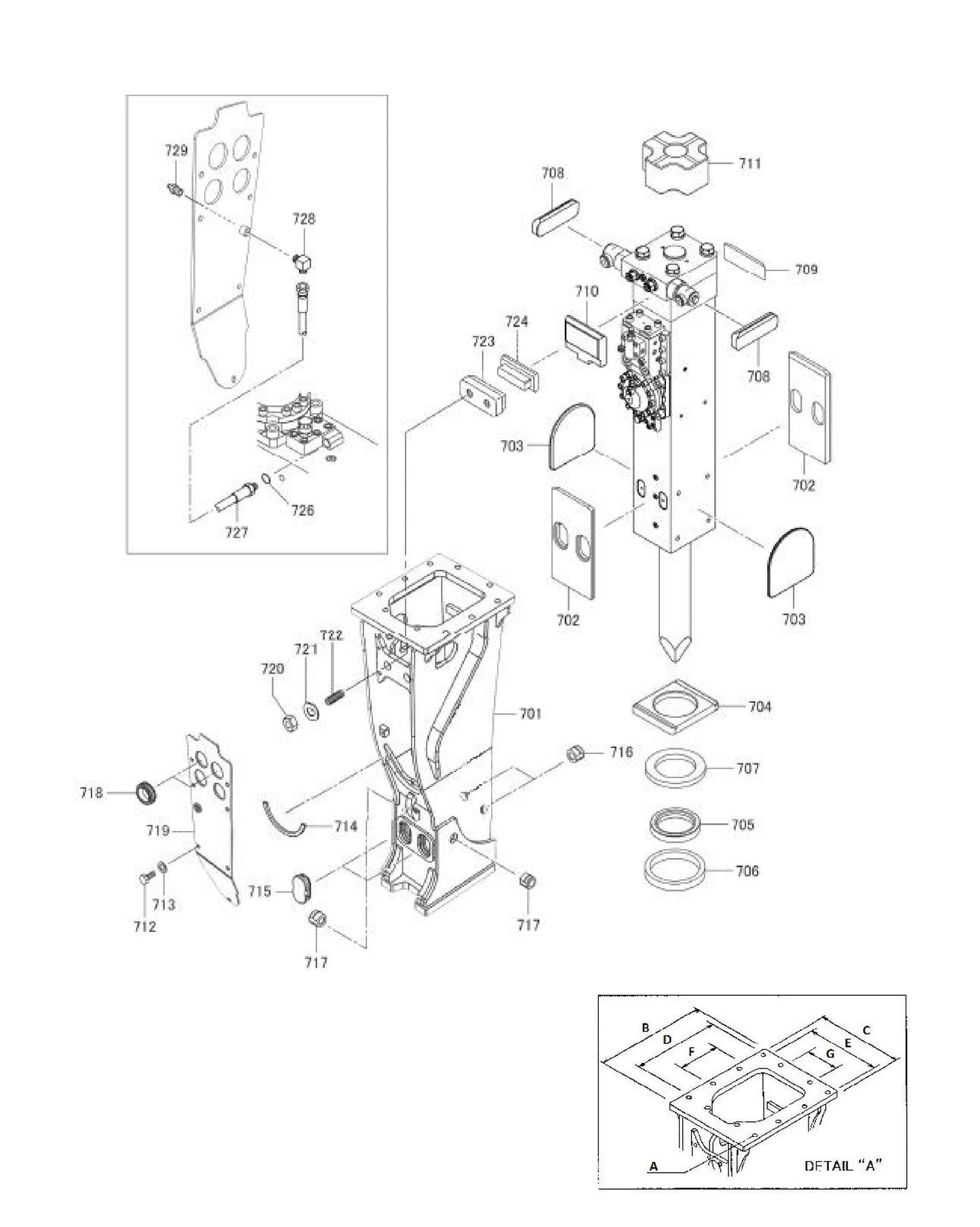 Box Screw Type Adjusters Fig 2 Parts for Fx375 By Husqvarna