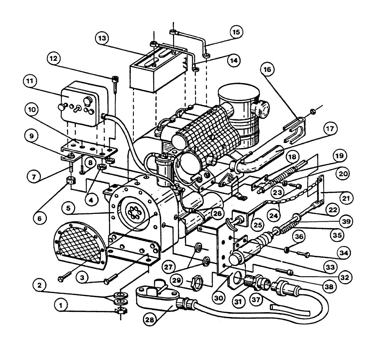 C-30HD — Diesel Engine Control Parts By Multiquip