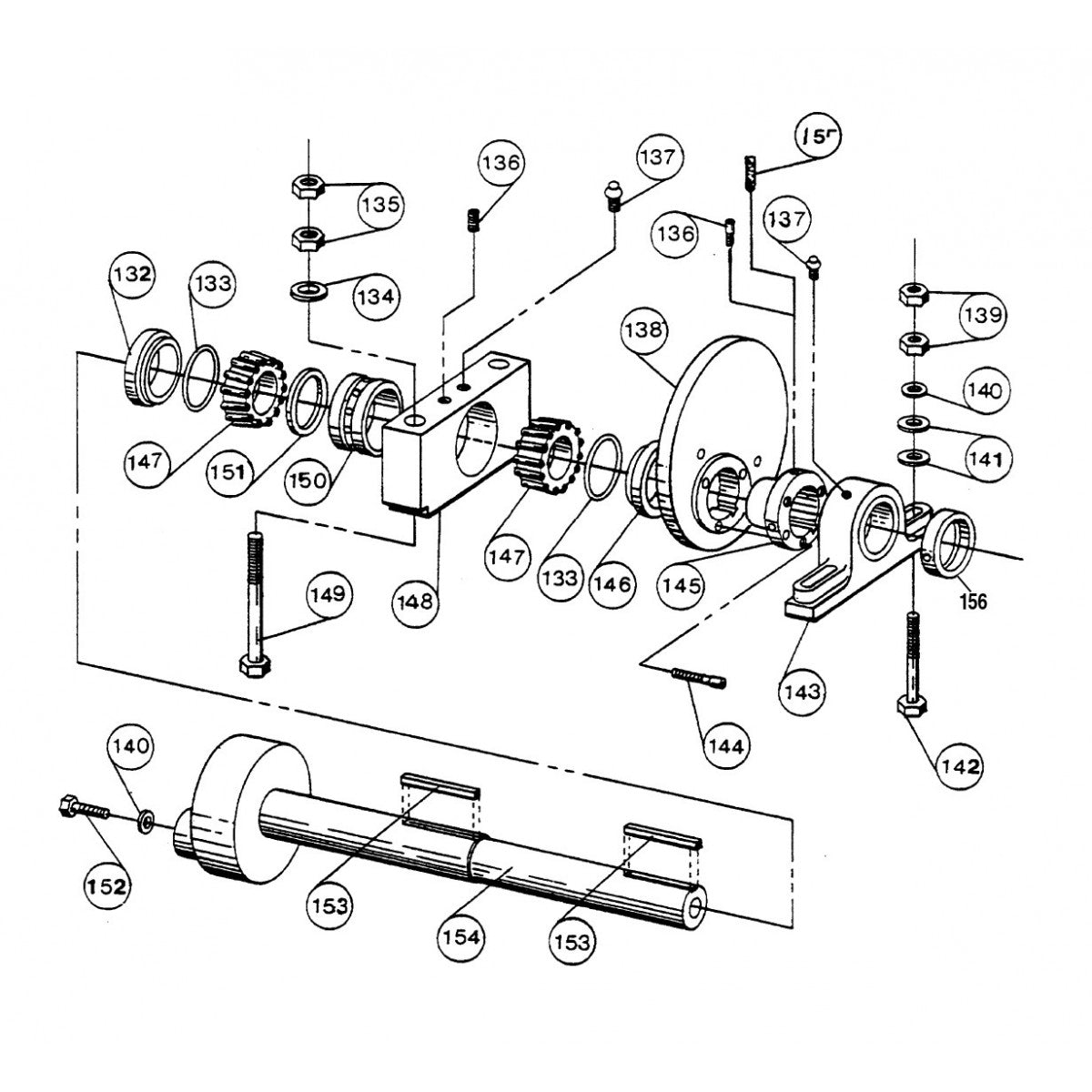 C30HD Crankshaft Assembly Parts By Multiquip