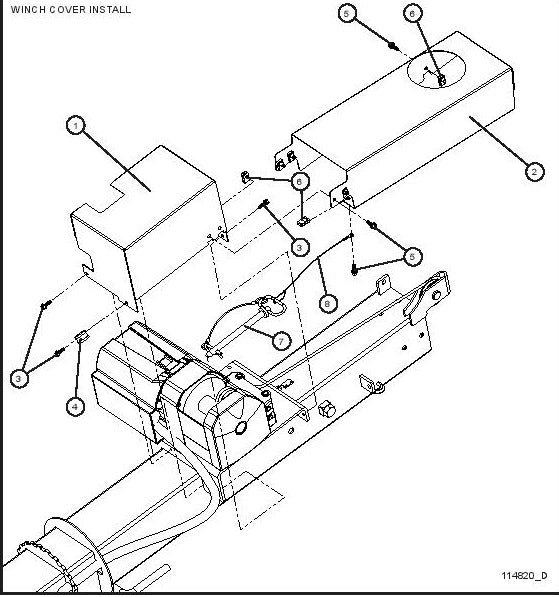 NIGHT-LITE E-SERIES ELECTRIC WINCH PORTABLE LIGHTS C1000 Electric Winch Vertical Tower Section 1 (2 of 2) parts by allmand