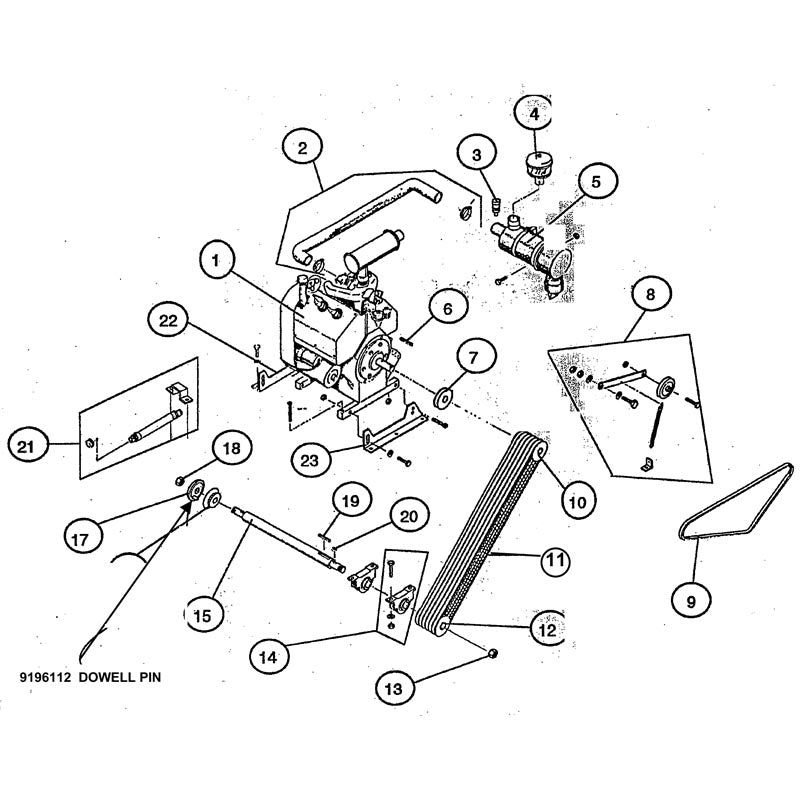 C35B Engine And Drives Group Parts By Norton Clippers