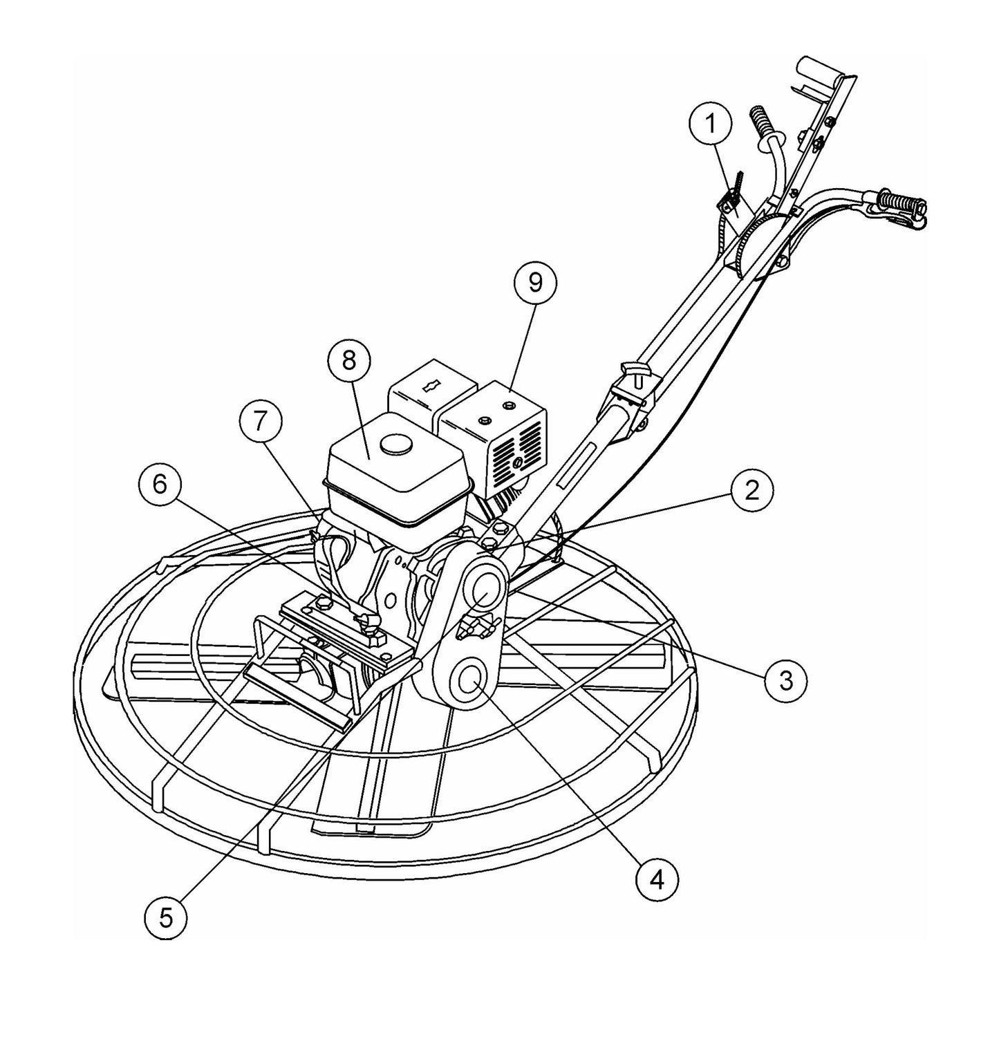 C-4 Finisher Nameplate and Decals Assembly Parts