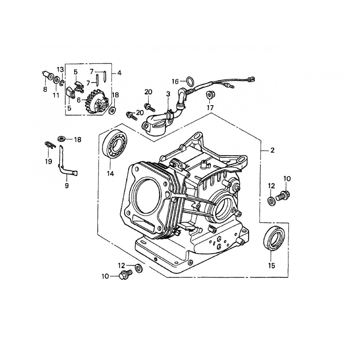 CA4HC HONDA GX120UTQX2 ENGINE — Cylinder Barrel Assembly Parts by Multiquip Whiteman