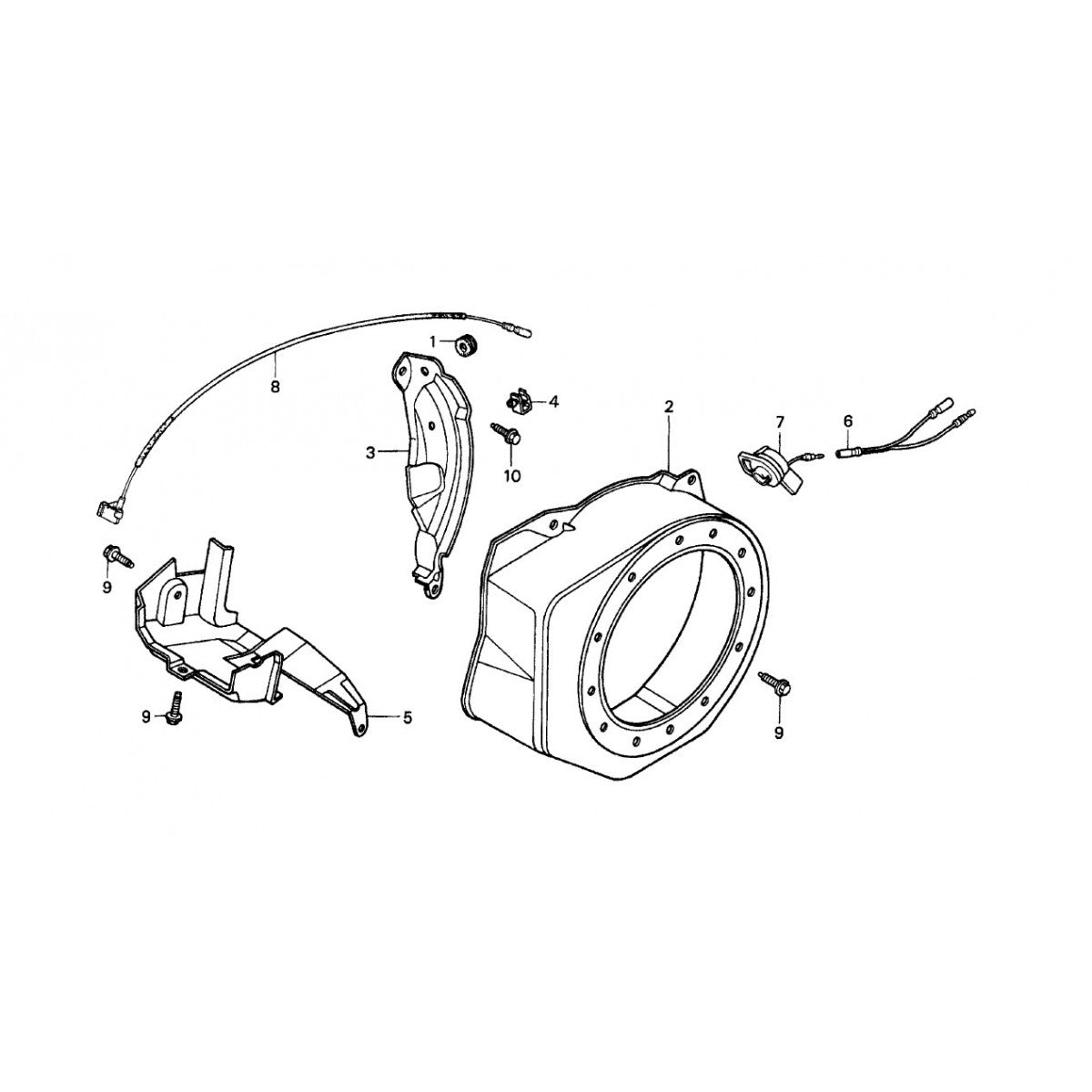 CA4HC HONDA GX120UTQX2 ENGINE — Fan Cover Assembly Parts by Multiquip Whiteman