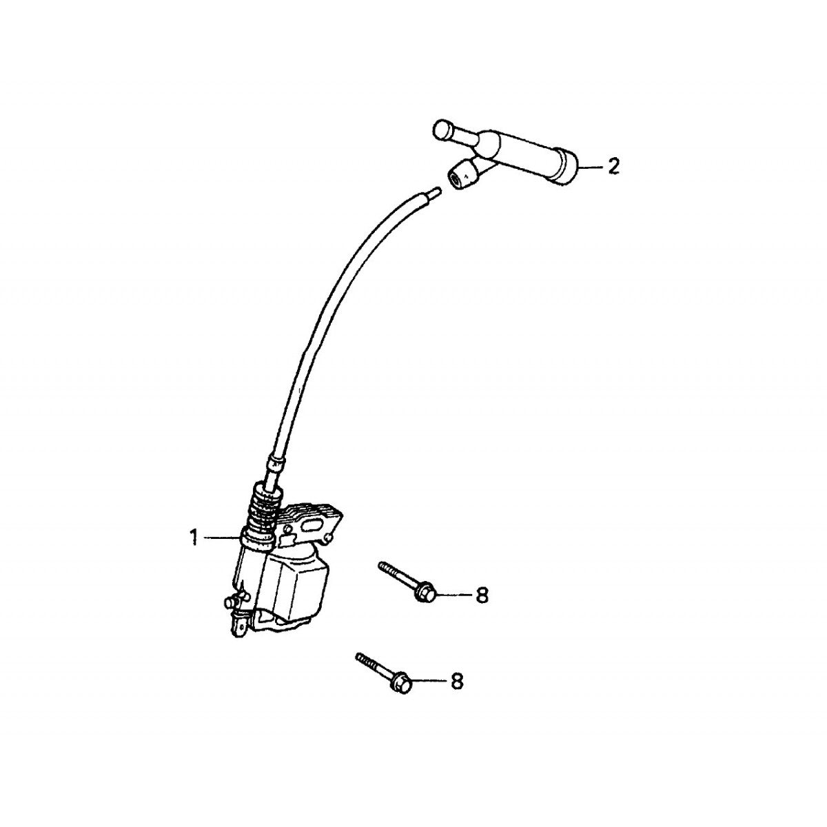 CA4HC HONDA GX120UTQX2 ENGINE — Ignition Coil Assembly Parts by Multiquip Whiteman