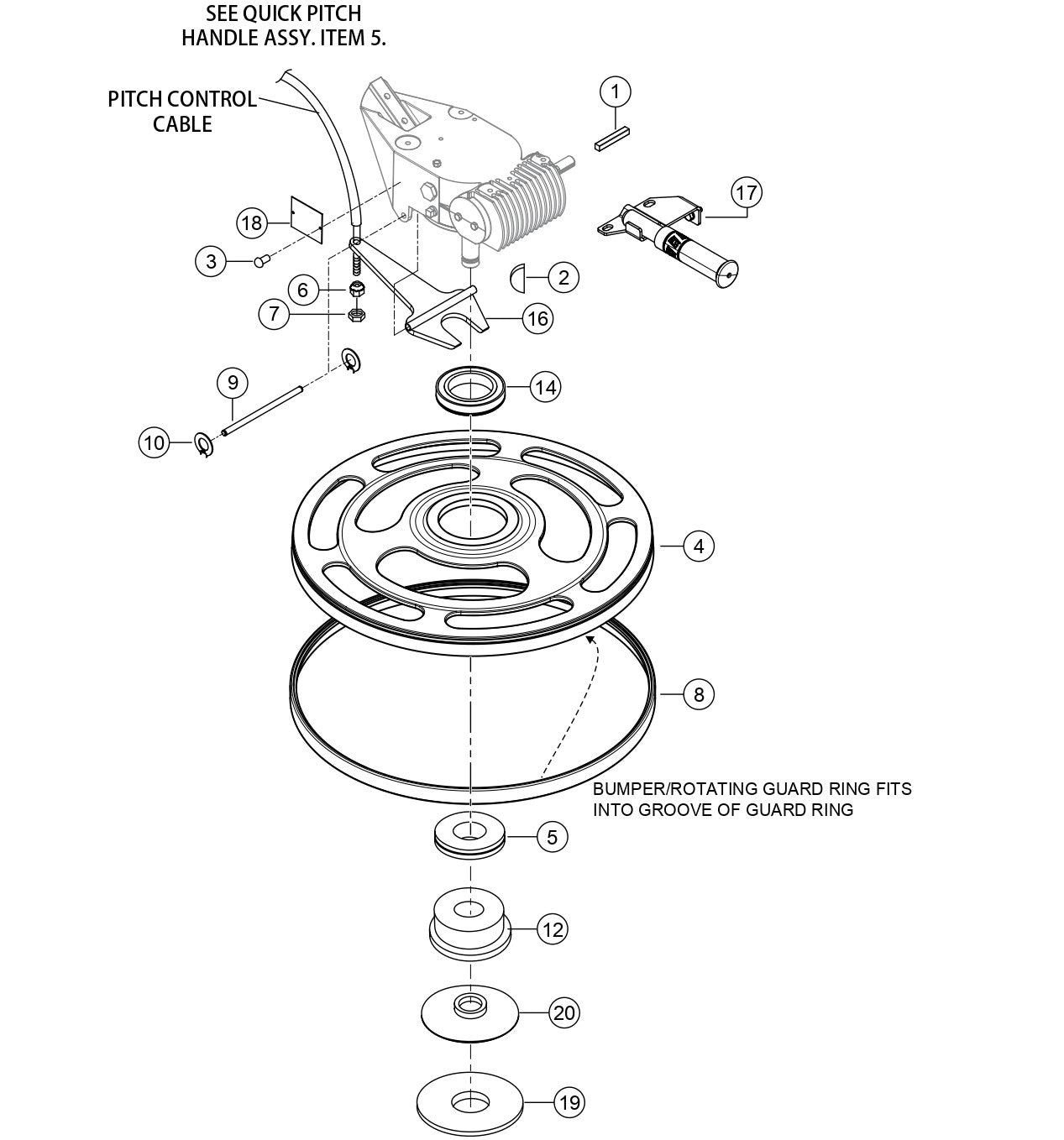 CA4HC Basic Unit Assembly Parts by Multiquip Whiteman