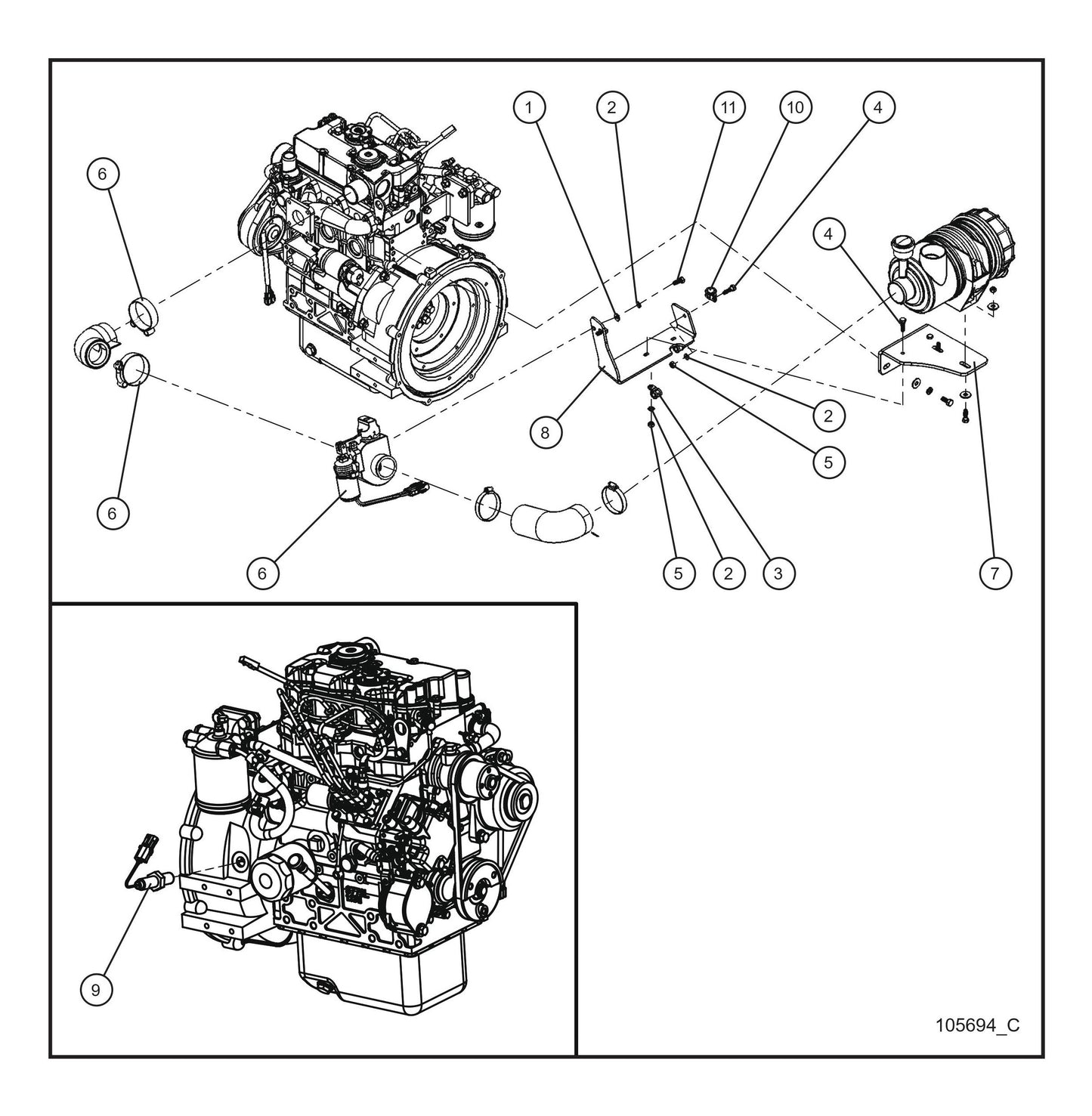 CAT C1.1 Shocker Group (Fig 1) Parts By Allmand