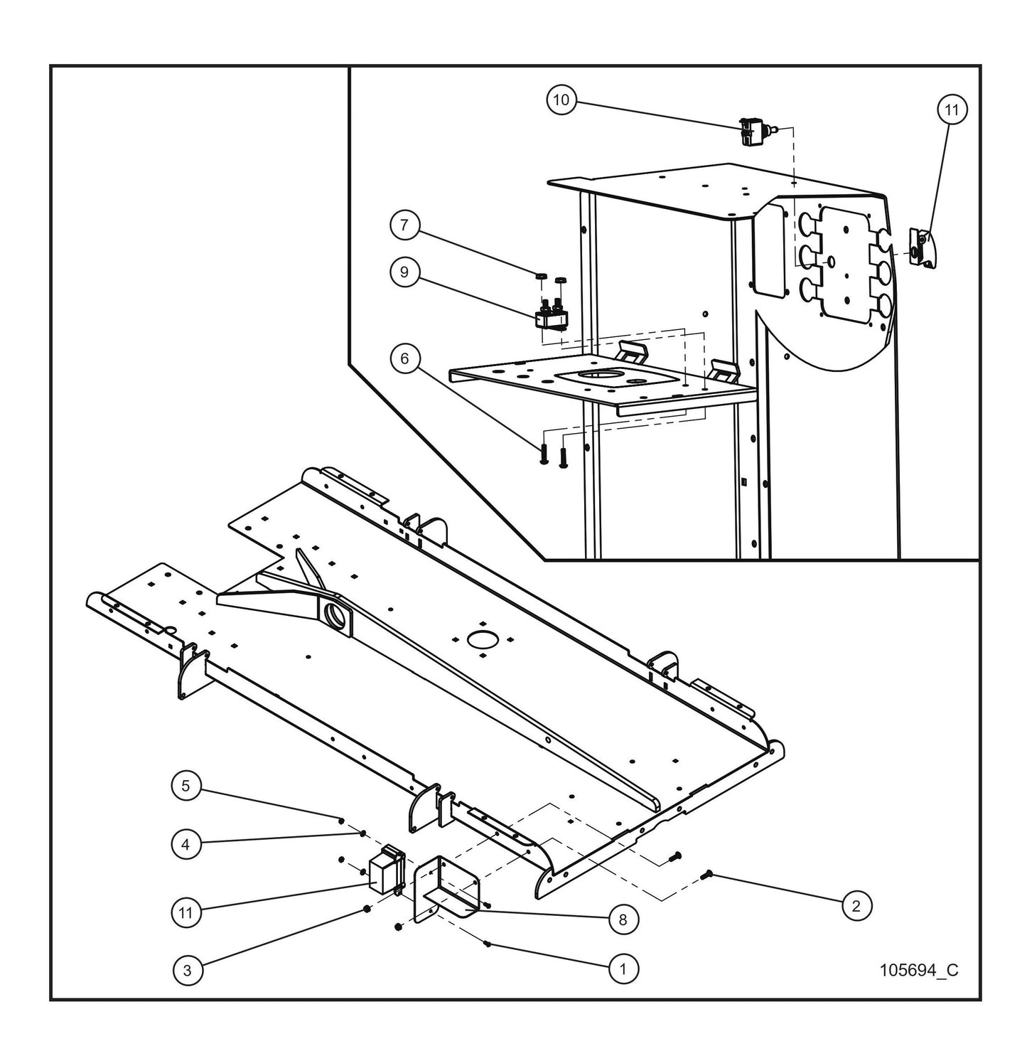 CAT C1.1 Shocker Group (Fig 2) Parts By Allmand