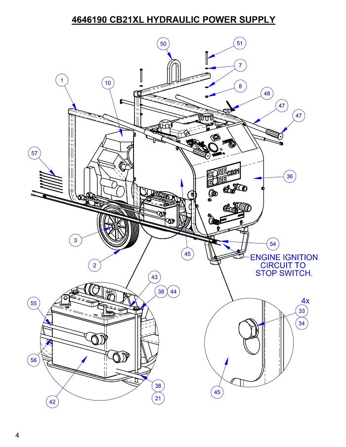 CB21XL Hydraulic Power Supply