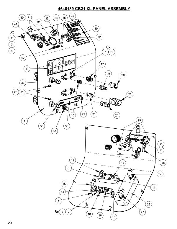 CB21XL Panel Assembly