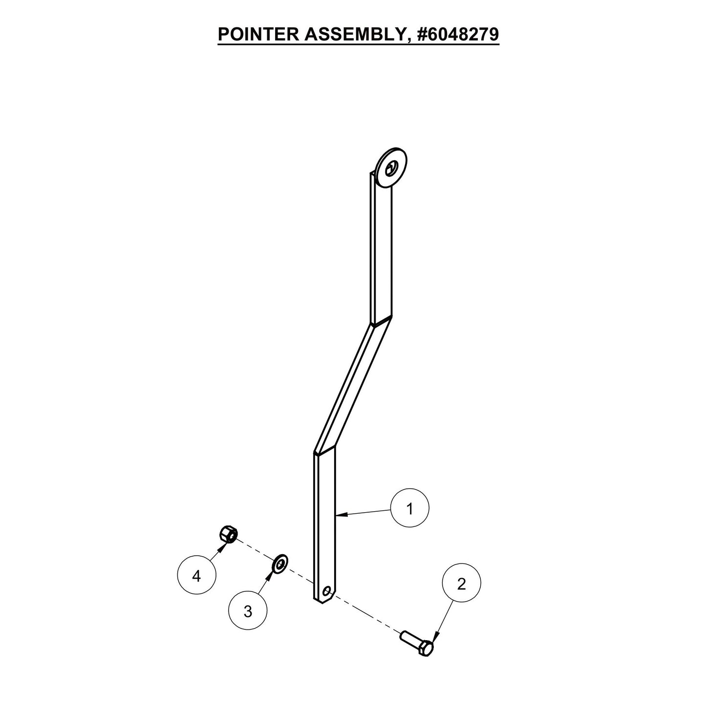 CC1113 XL Pointer Assembly (Up-Cut) Assembly Parts