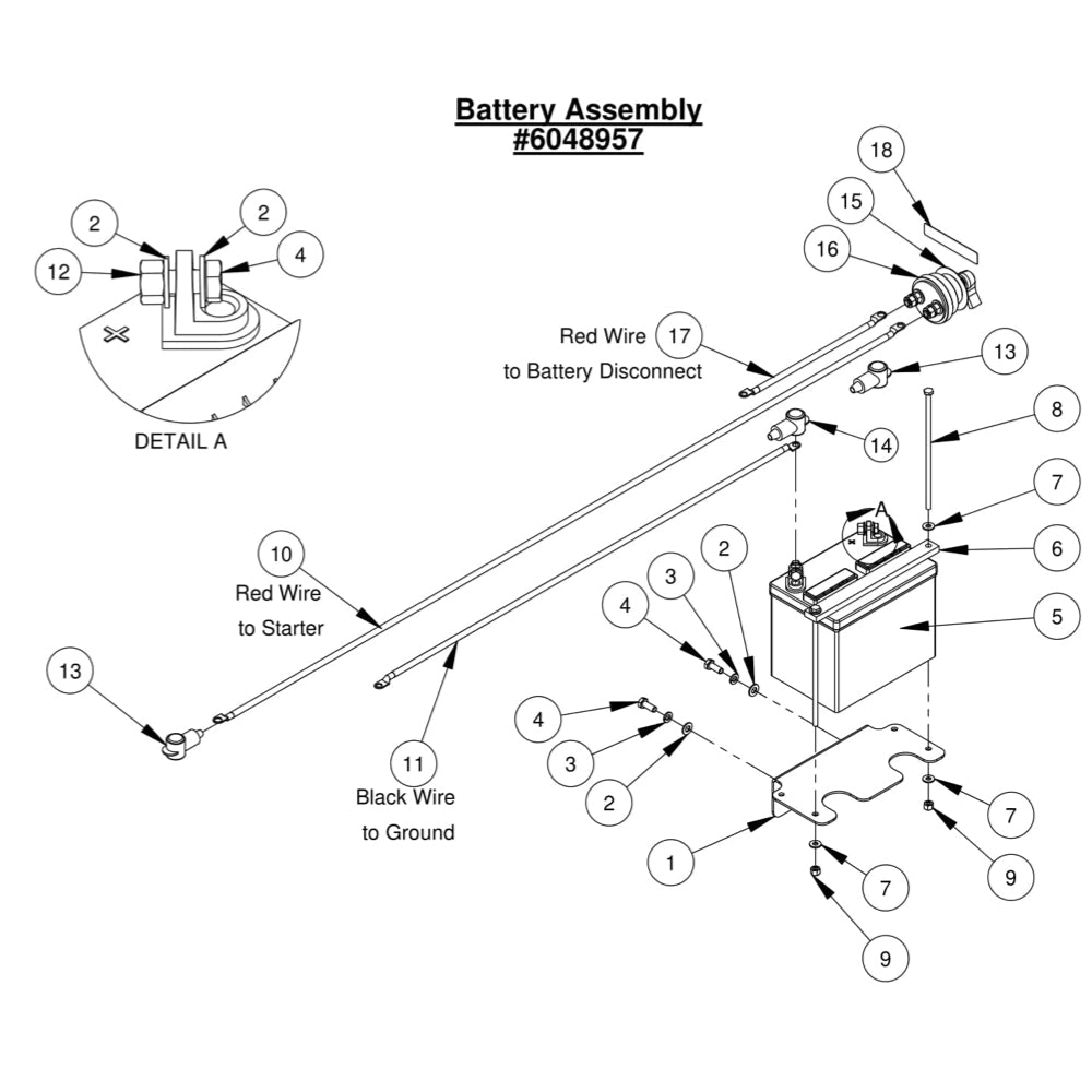 CC1800XL Battery Assembly