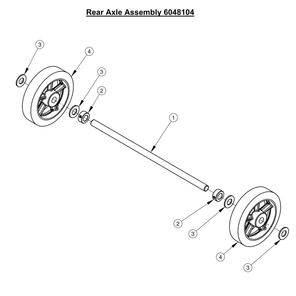 CC1800XL Rear Axle Assembly
