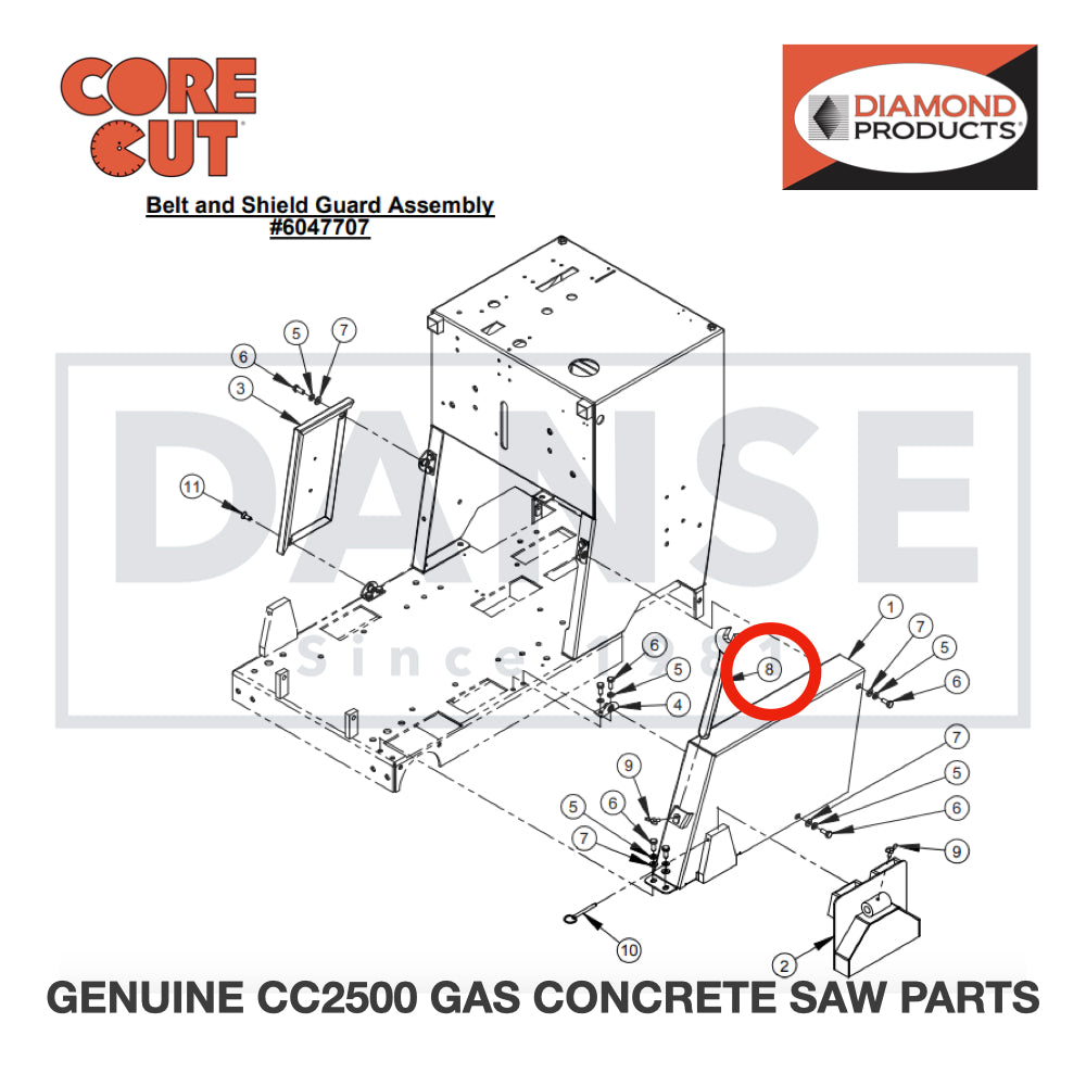 Wrench, 15/16" Open End 2500211 for CC2500 Saw by Core Cut Diamond Products