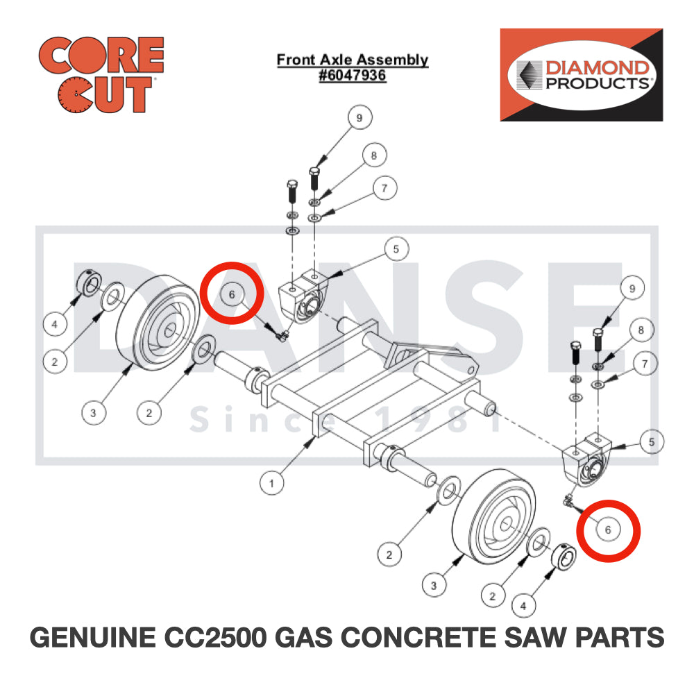 Grease Fitting, 1/4-28 x 90 Degree 2900061 for CC2500 Saw by Core Cut Diamond Products