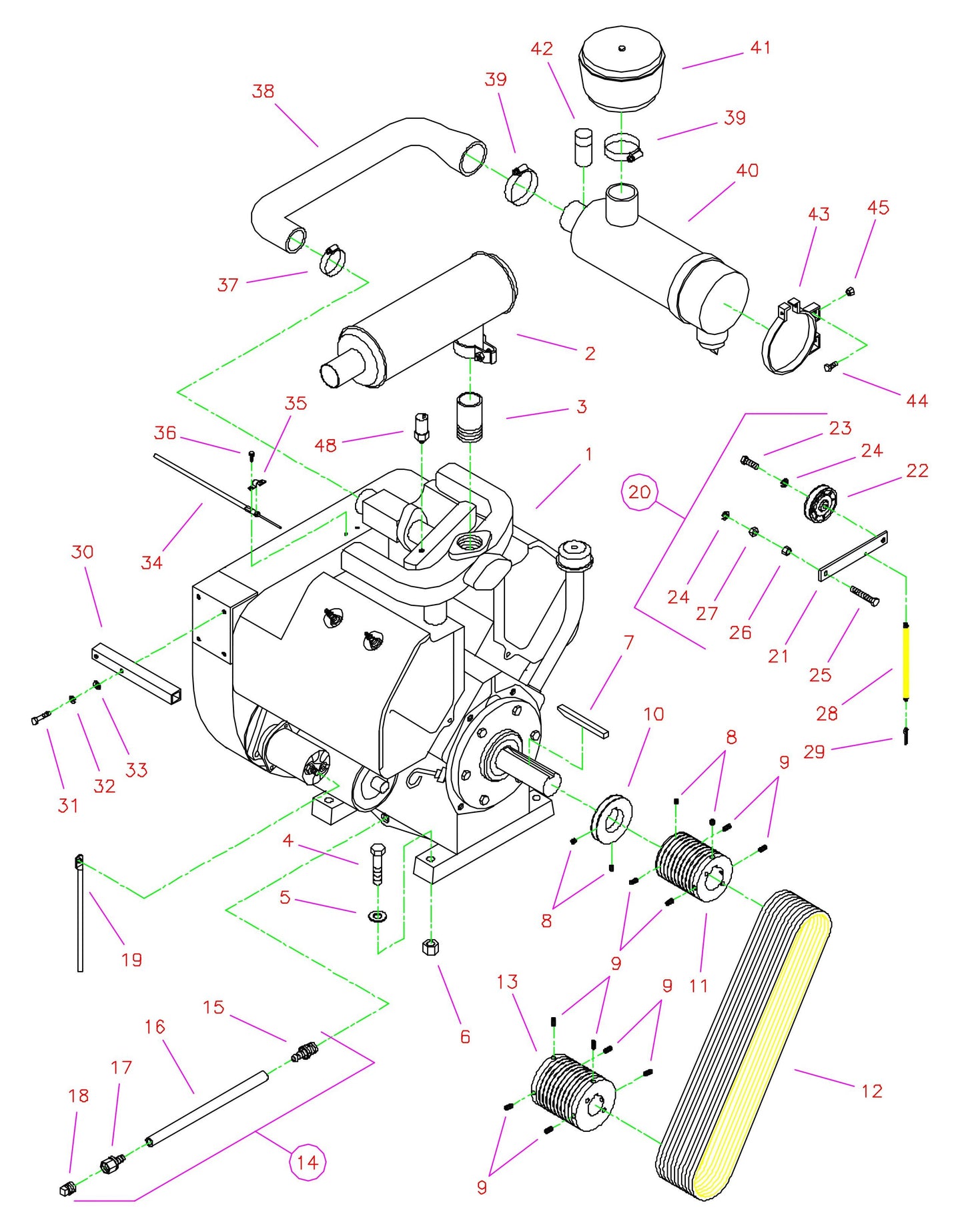CC3765 Drawing 3 Engine Group