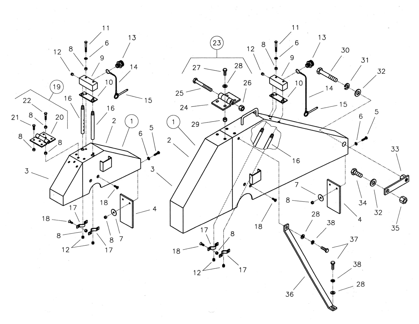 CC6000D Drawing 10 Blade Guard Assembly Parts