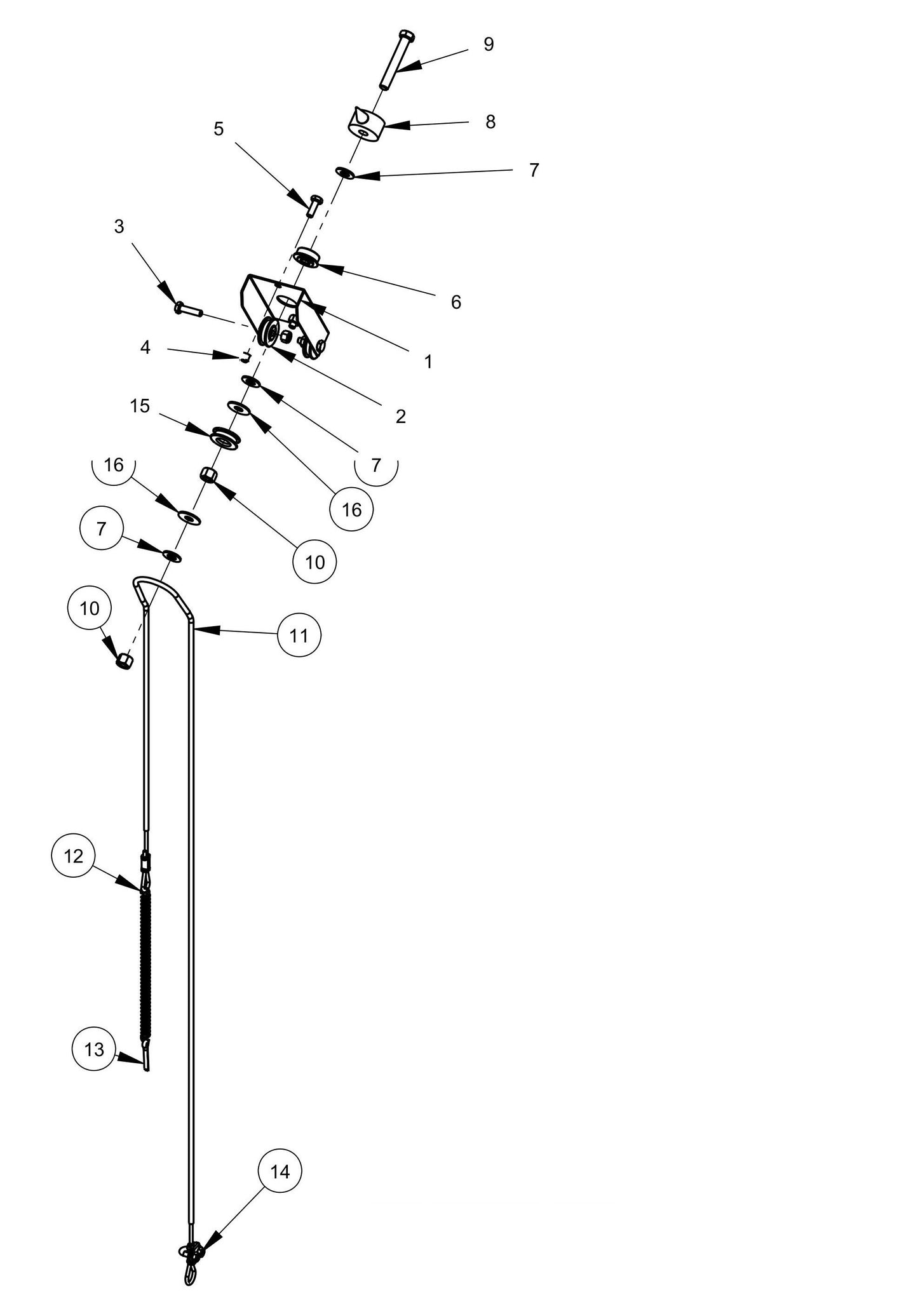 CC6160QS Retrofit Depth Indicator Retrofit Assembly Parts