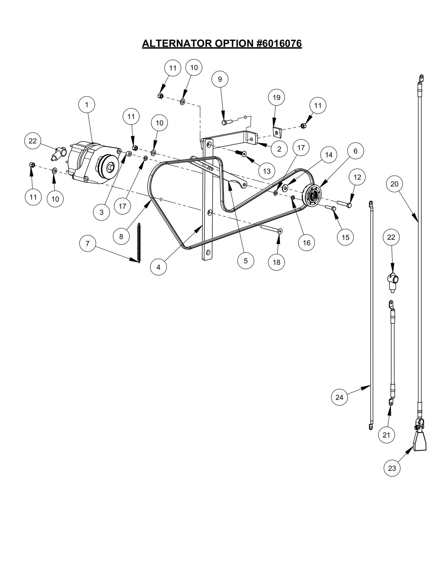 CC6540E Alternator Option