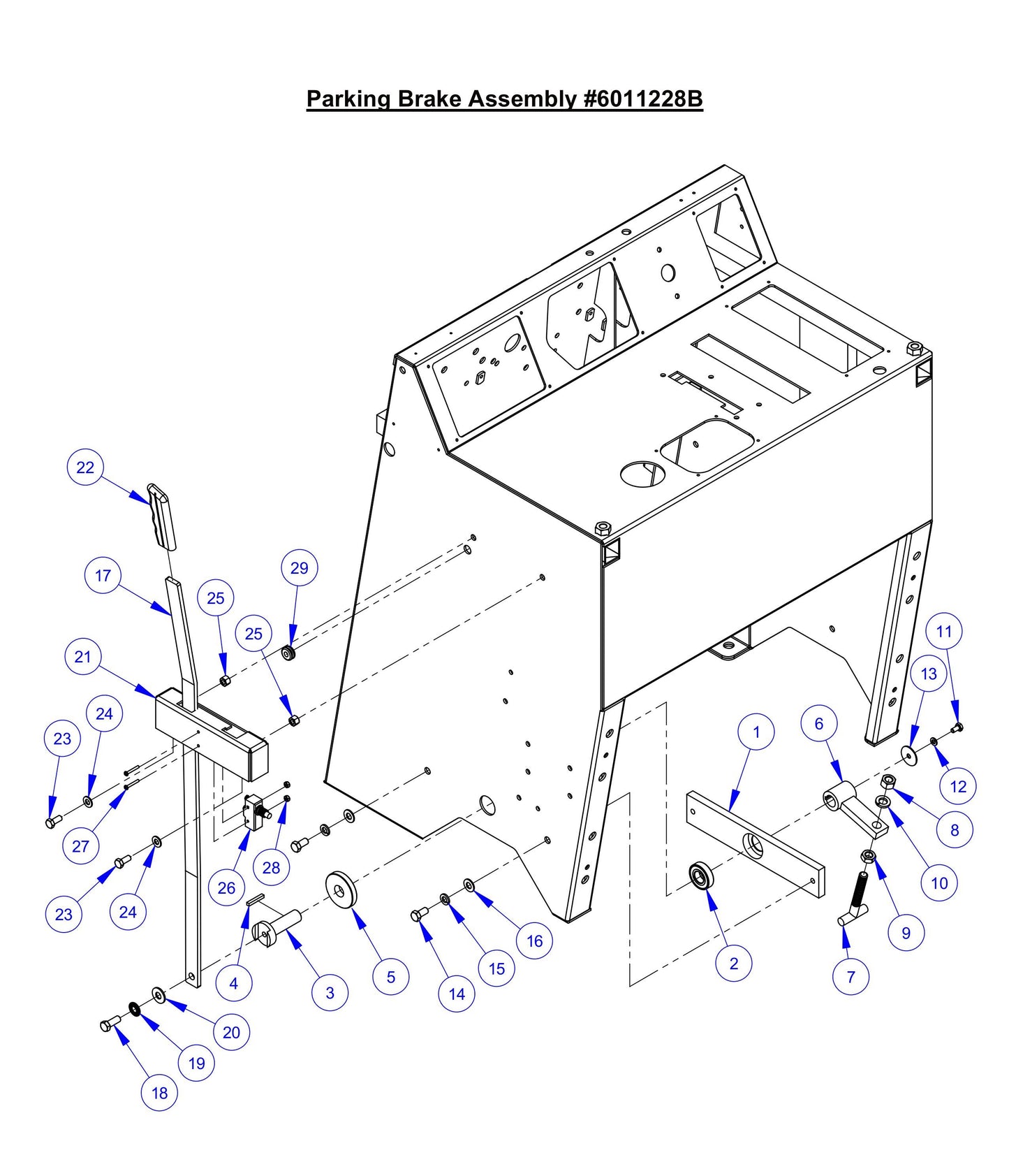 CC6571-3 Parking Brake Assembly Parts