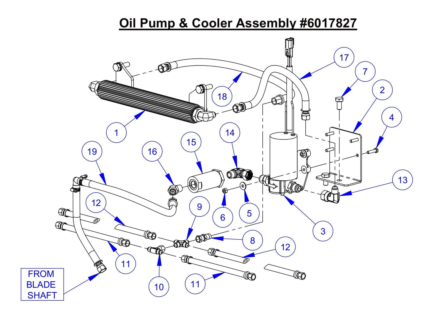 CC7574DD Oil Pump and Cooler Assembly Parts