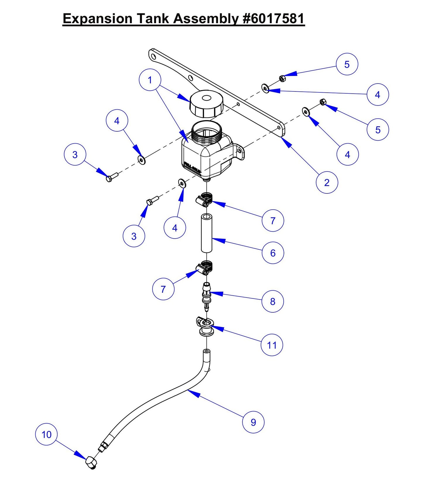 CC7574DD Expansion Tank Assembly fig 2 Parts