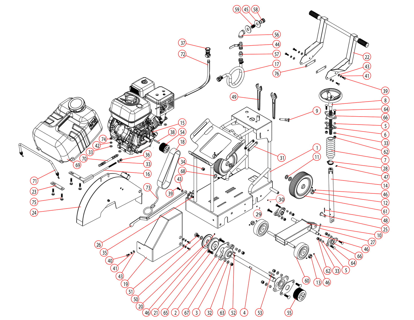 CCE0900 Core Cut Concrete Saw