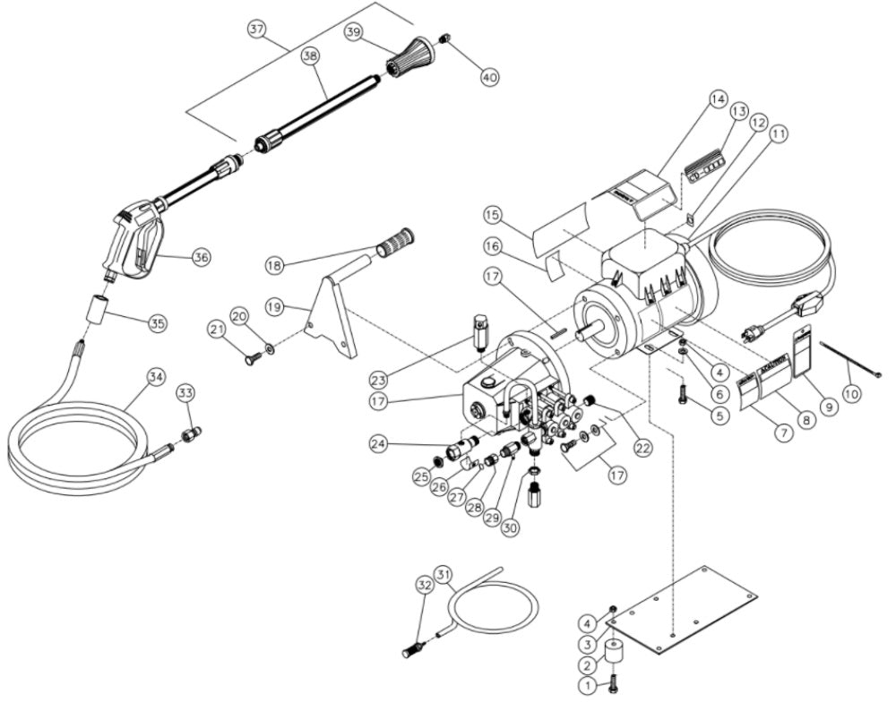 CD-1502-1MUH Frame Assembly Parts By Mi-T-M
