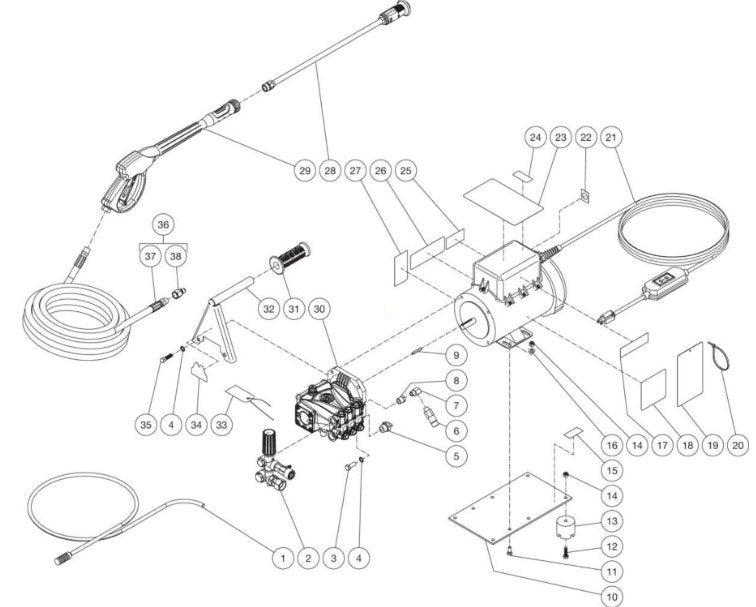 CD-1002-3MUH, CD-1502-3MUH (sn:11063658-11370102) Frame Assembly Parts by MI-T-M