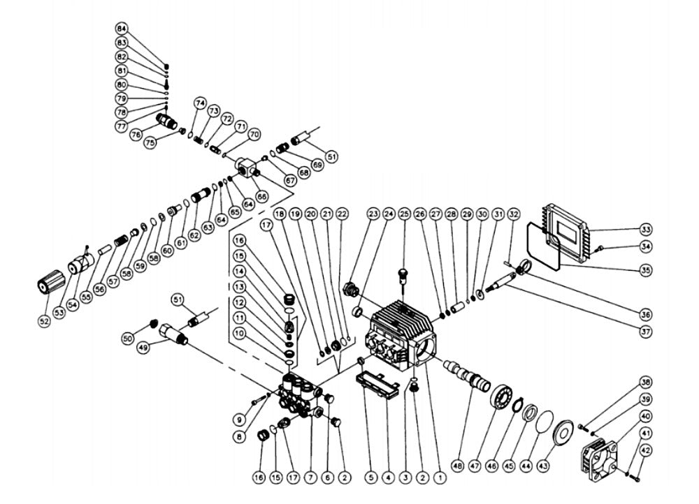 CD-1504-0MHB/0MVB (sn:0-226470) Pump Assembly Parts by MI-T-M