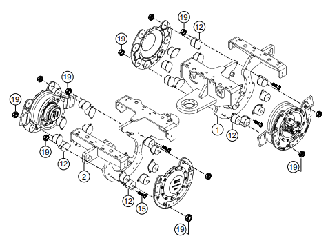 AAAA RX1575- Center Beam Assembly Parts By Multiquip
