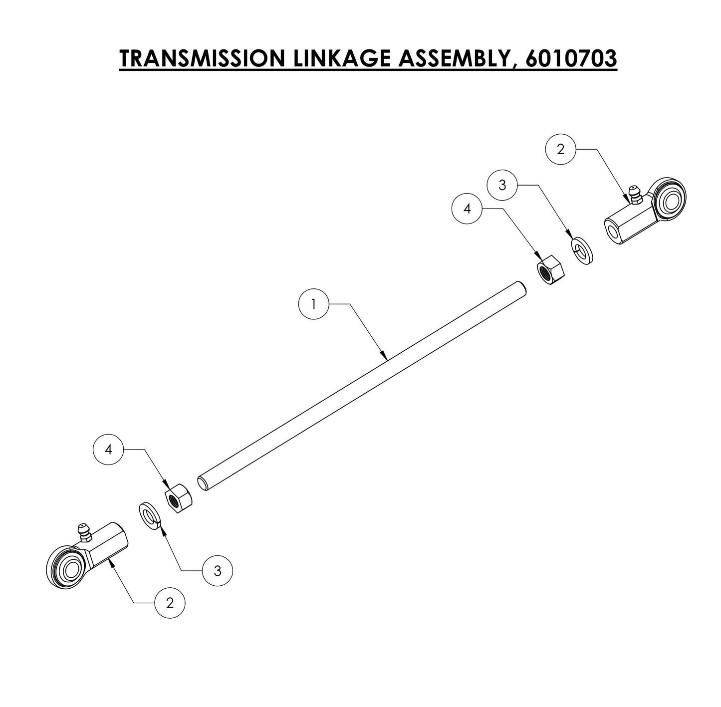 CG-1 Transmission Linkage Assembly Parts