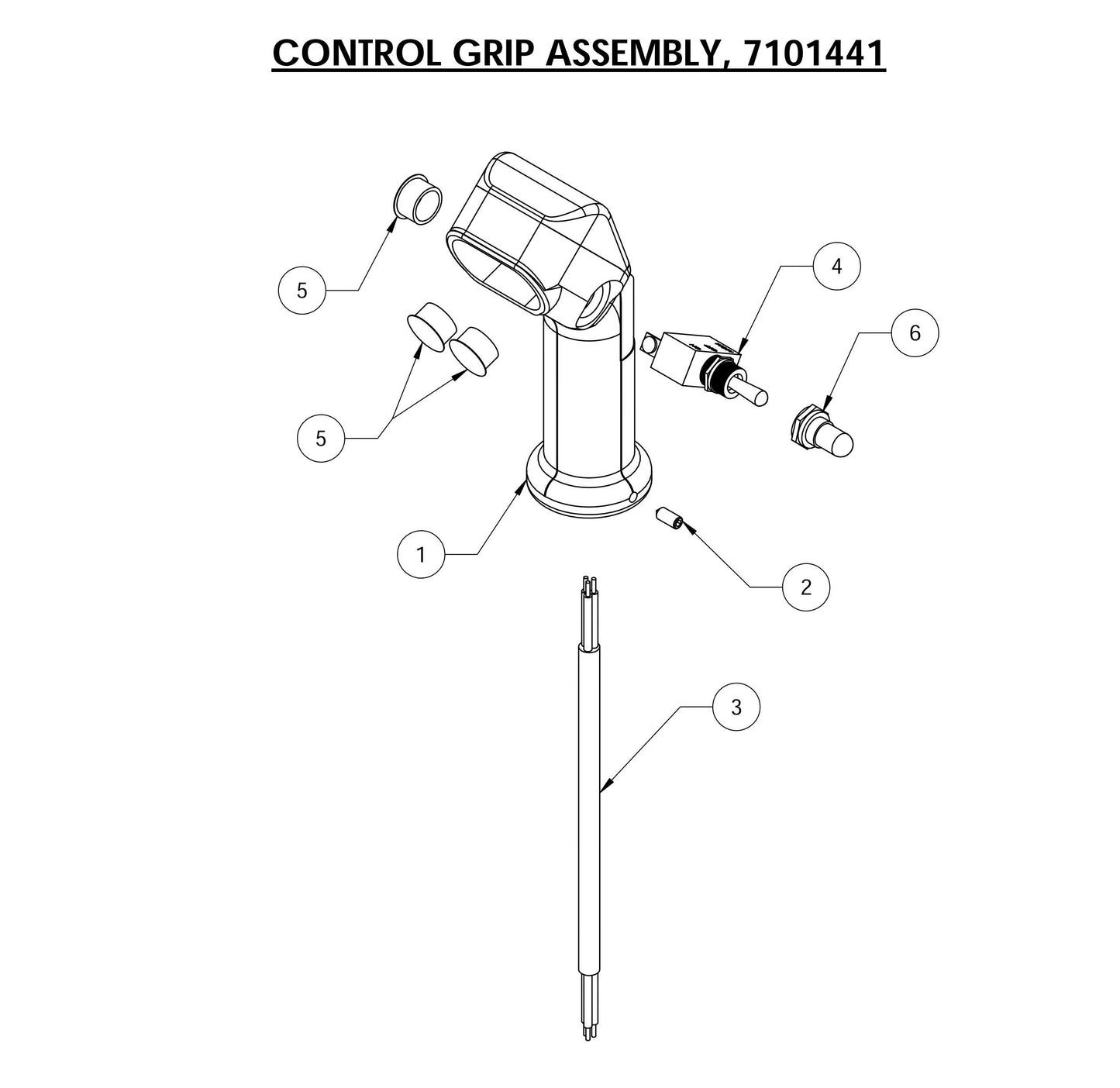 CG-1 Control Grip Assembly Parts