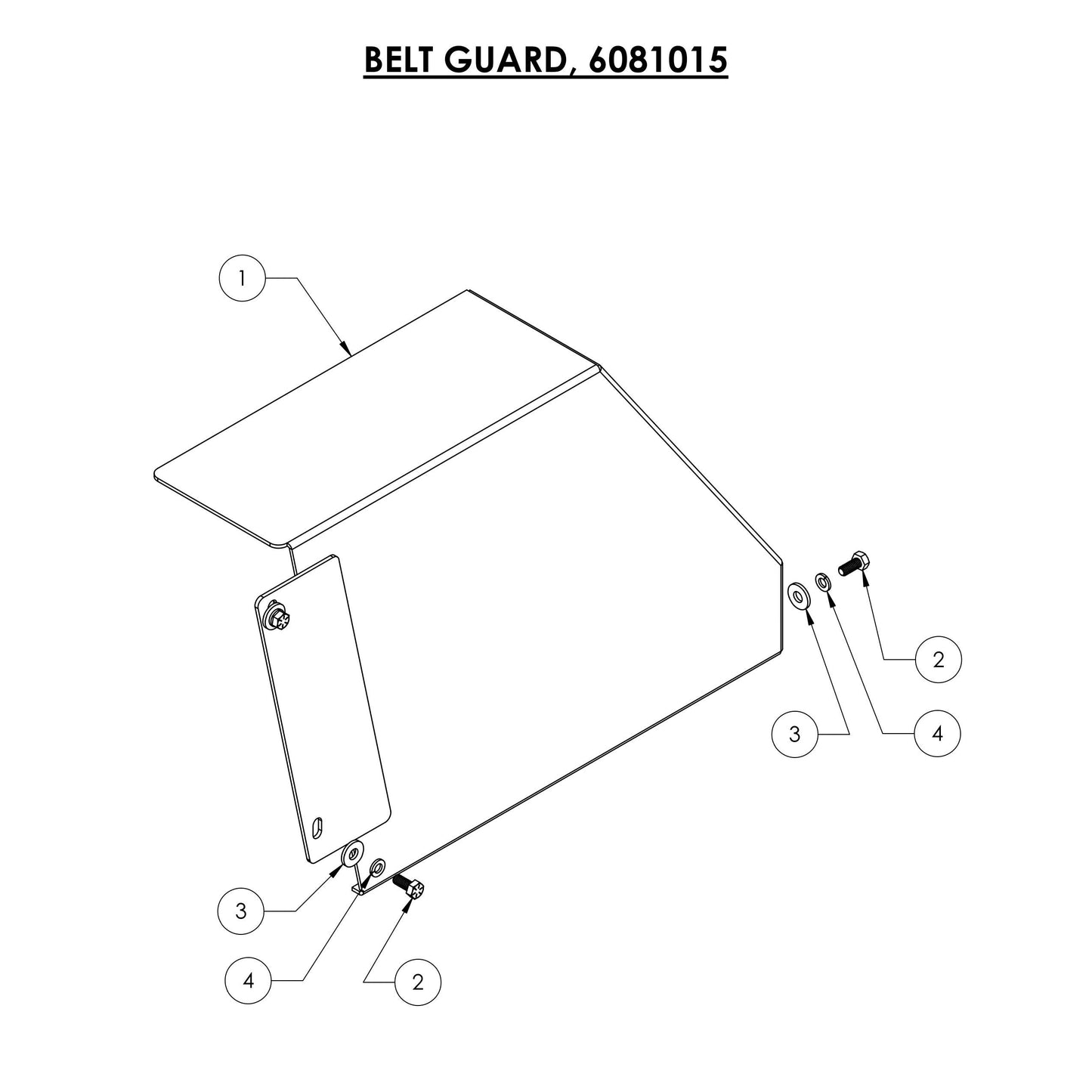CG-1 Belt Guard Assembly Parts