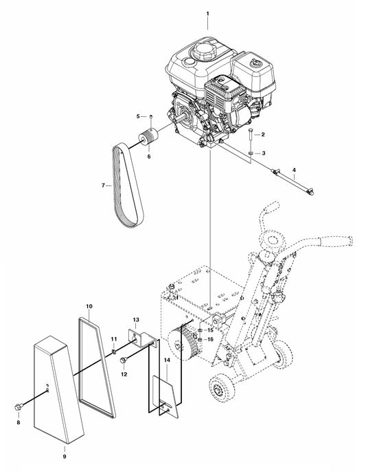 CG200 Engine Assembly-2 Parts