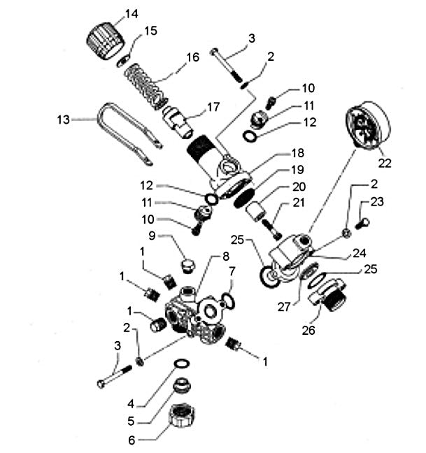 CHV-0525-0ME1, CHV-0525-0ME3 (sn:0-99999999) Control Unit Assembly Parts by Mi-T-M