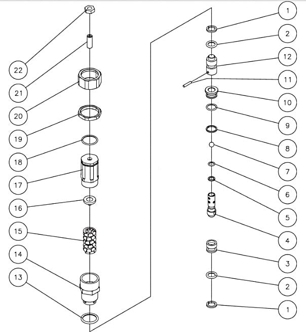 CM-1250-0MEH, CM-1250-0MEH, CM-1400-0MEH  Unloader Assembly Parts by MiTM