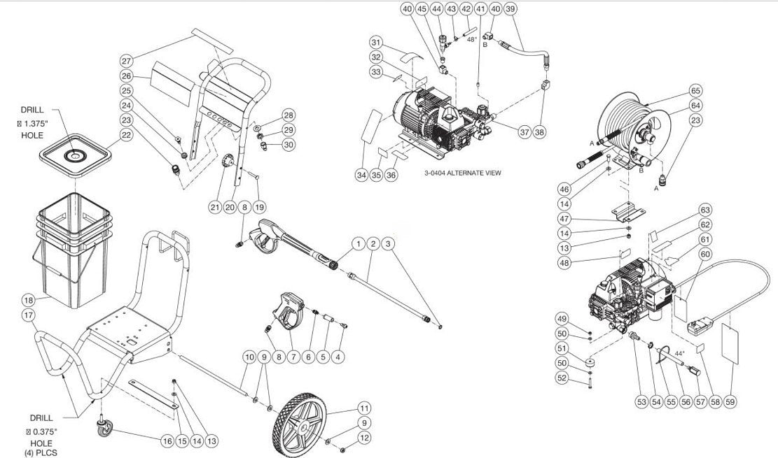 CM-1400-0MEC-DM Frame Assembly Parts by MiTM