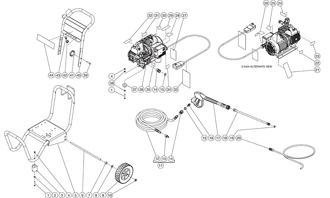 CM-1400-0MEC Frame Assembly Parts by MiTM