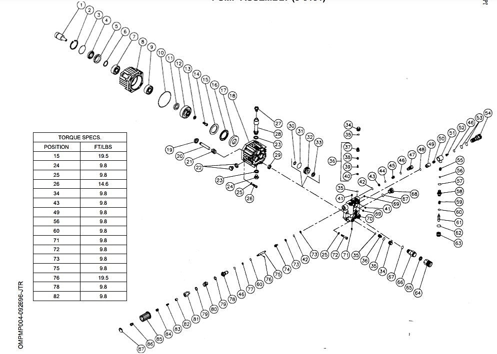 CM-1500-0MBC, CM-1503-1MBC (sn:210143-99999999), CM-1503, CM-2003 Pump assembly Parts by MiTM