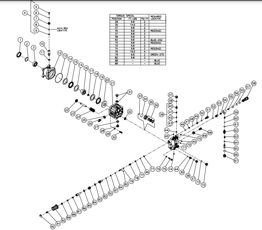 CM-2000-1MTC Pump assembly Parts by MiTM