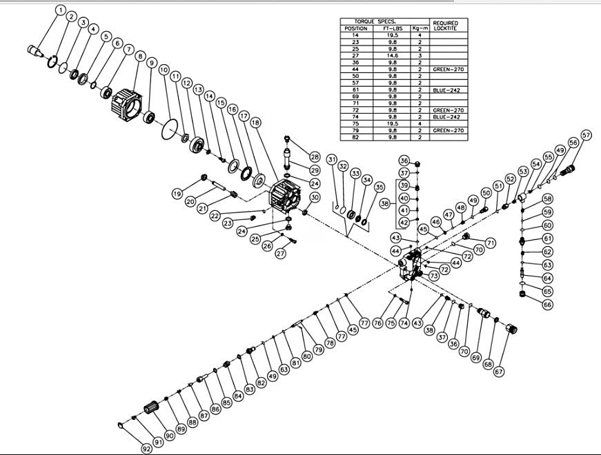 CM-2200-0MVC, CM-2203-0MHC, CM-2400-0MTC, CM-2400-0MVC, CM-2403-0MHC Pump assembly Parts by MiTM