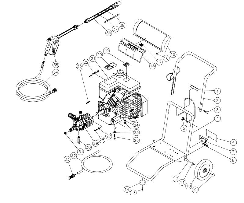 CM-2400-0MTC Frame assembly Parts by MiTM