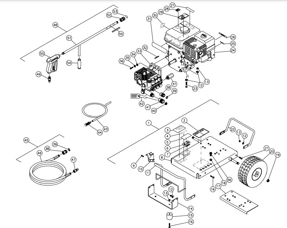 CM-2703-0MHB Frame assembly Parts by MiTM