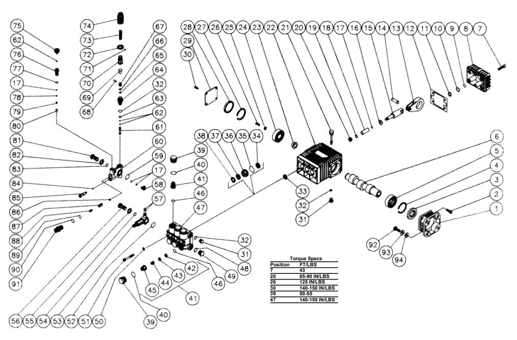 CM-2703-0MHB, CM-2703-0MHC Pump assembly Parts by MiTM