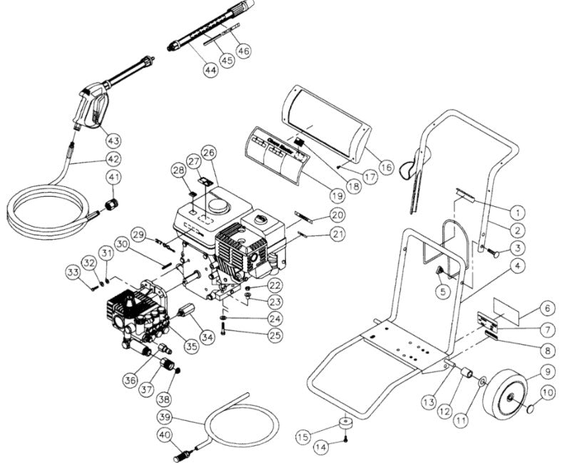 CM-2703-0MHC Frame assembly Parts by MiTM