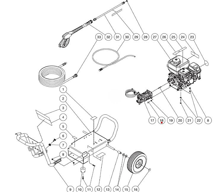 CM-3000-0MMB (sn:10991818-99999999) Frame Assembly Parts by MiTM