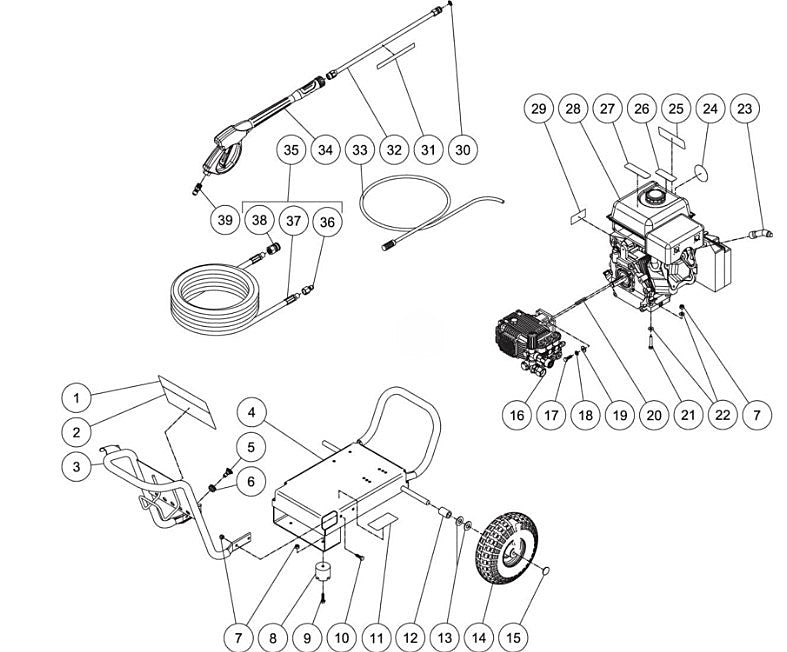 CM-3000-CMLB (sn:0-10731164) Frame Assembly Parts by MiTM